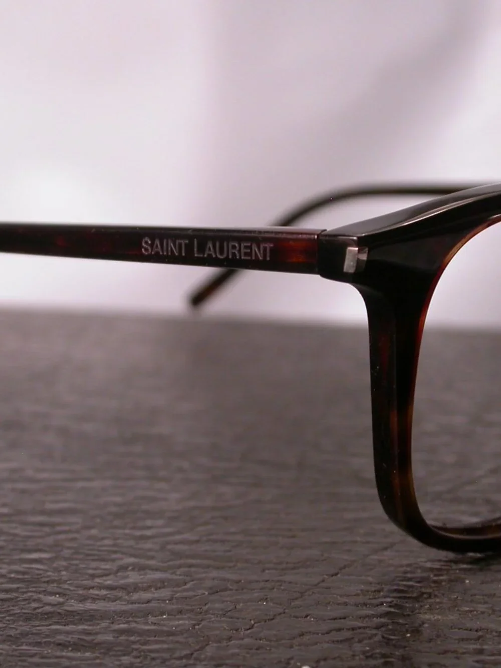 Authentic Saint Laurent PARIS Tortoise Luxury Eyeglasses Frames Made in Italy